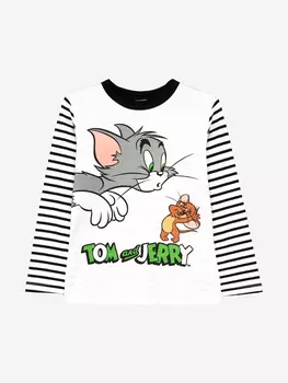 Лонгслив для мальчиков PlayToday, Белый