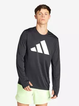 Лонгслив мужской adidas Run It, Черный