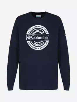 Лонгслив мужской Columbia Rockaway River Graphic Ls Tee, Синий