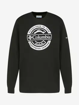 Лонгслив мужской Columbia Rockaway River Graphic Ls Tee, Зеленый