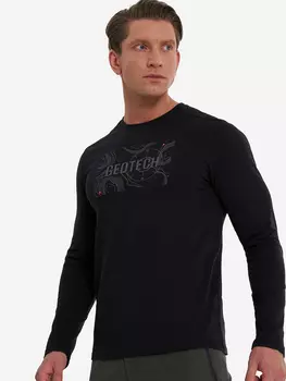 Лонгслив мужской Geotech, Черный