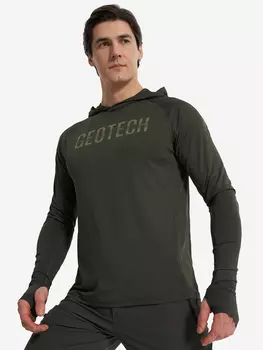 Лонгслив мужской Geotech, Зеленый