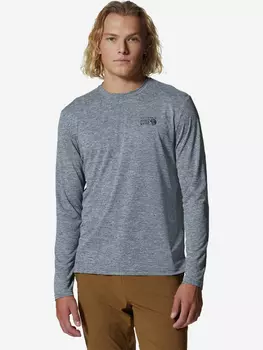 Лонгслив мужской Mountain Hardwear Sunblocker Long Sleeve, Серый