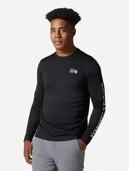 Лонгслив мужской Mountain Hardwear Wicked Tech Long Sleeve, Черный, размер 52