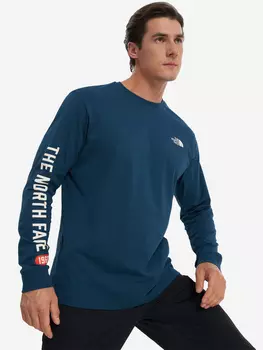 Лонгслив мужской The North Face Varsity Graphic, Синий