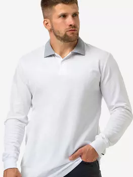 Лонгслив-поло мужской Happyfox, Белый