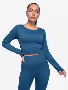 Лонгслив спортивный женский Pelican, Синий