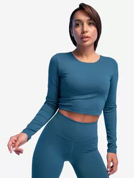 Лонгслив спортивный женский Pelican, Синий