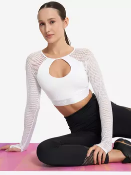 Лонгслив женский Demix, Белый