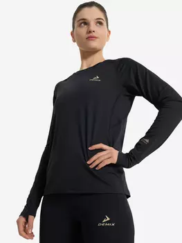 Лонгслив женский Demix, Черный