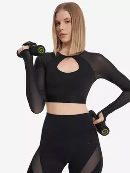 Лонгслив женский Demix, Черный