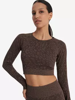 Лонгслив женский Demix, Коричневый