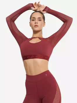 Лонгслив женский Demix, Красный