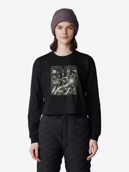 Лонгслив женский Mountain Hardwear Wild Flowers, Черный