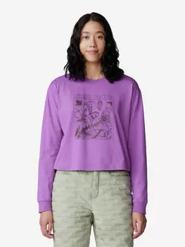 Лонгслив женский Mountain Hardwear Wild Flowers, Фиолетовый