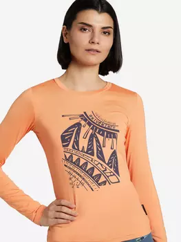 Лонгслив женский Outventure, Оранжевый, размер 50-52