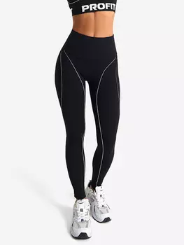 Лосины женские Profit с кантом, Черный