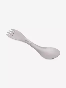 Ловилка титановая T-Gear Titanium Classic Double Ended Spork, Серый