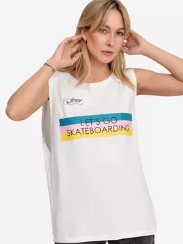 Майка funny boards, Белый