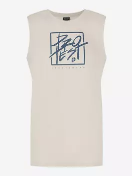 Майка мужская Protest Boxlogo, Бежевый