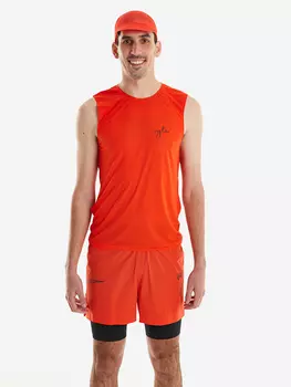 Майка мужская UGLOW, красно-оранжевый, Оранжевый