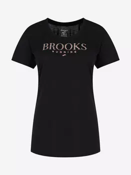 Футболка женская Brooks Distance Graphic, Черный