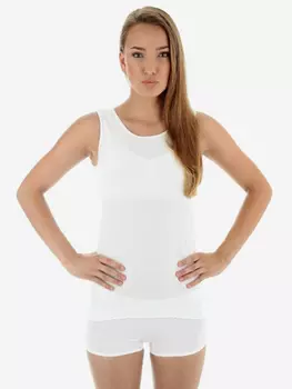 Майка женская Brubeck широкая лямка Free, Белый