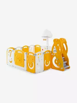 Манеж UNIX Kids SUPREME Music 160x160 Yellow, Желтый