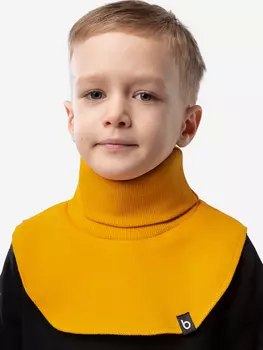 Манишка утепленная с начесом детская bodo, Желтый