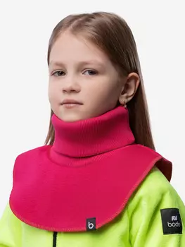 Манишка утепленная с начесом для девочки bodo, Красный