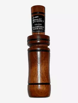 Манок Faulk's на утку, регулируемый, деревянный, Коричневый
