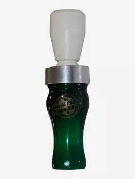 Манок Helen Baud акриловый на утку, 2-х язычковый, зелёный, Зеленый