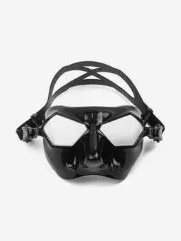 Маска для фридайвинга INCREDIBILE, черный/прозрачный, Черный