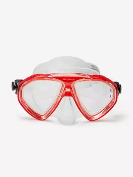 Маска для плавания FRANCY PRO, прозрачный/красный, Красный