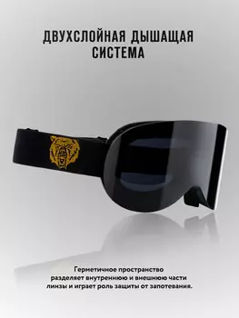 Маска горнолыжная TERRO - RADIAL, Черный