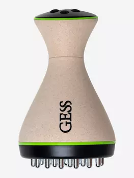 Массажер антицеллюлитный лимфодренажный для тела с миостимуляцией и прогревом GESS MIO, 3 режима, моделирующий массажер для тела, микротоки, Бежевый