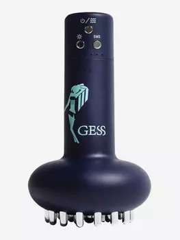 Массажер антицеллюлитный лимфодренажный для тела с миостимуляцией и прогревом GESS EMIOS , лимфодренажный, моделирующий с EMS, 3 вида воздействия, Синий