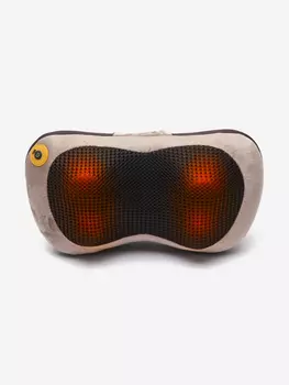 Массажная подушка GESS uShiatsu, электрический массажер для тела, Серый