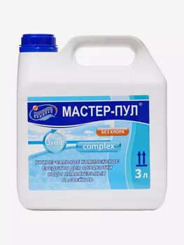 Мастер-пул жидкое средство "3 в 1", канистра 3 л, Белый