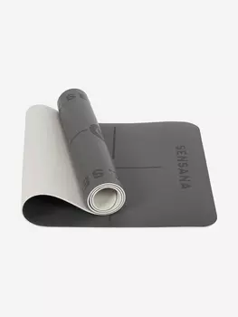 Коврик для йоги Sensana, Серый