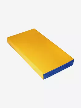 Мат для шведской стенки WestSport (100/50/10 см) Сине-желтый, Синий