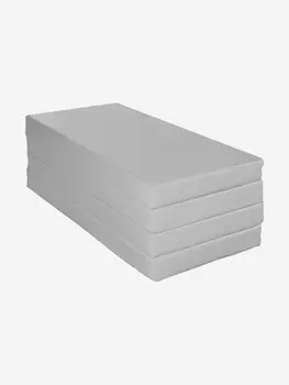 Мат для шведской стенки WestSport (100x200x10 см) Светло-серый, Серый