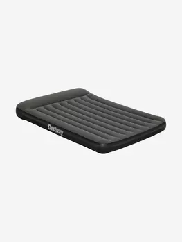 Матрас Bestway 67930 надувной с подголовником, насос на батарейках (4хD) 152х203х30см, Черный