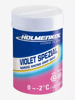 Мазь держания для беговых лыж HOLMENKOL Grip Violet Spezial, Розовый, размер Без размера