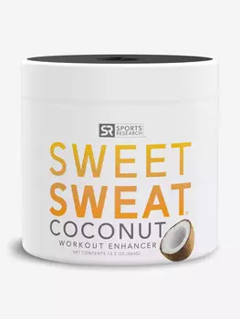 Мазь для снижения и контроля веса Кокосовый Sweet Sweat 383 г, Белый