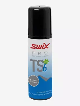 Мазь скольжения Swix TS6 LIQUID BLUE, -4°C/-12°C, 50ml, Белый