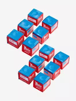 Мел бильярдный Estafit для кия, 12 шт, Синий