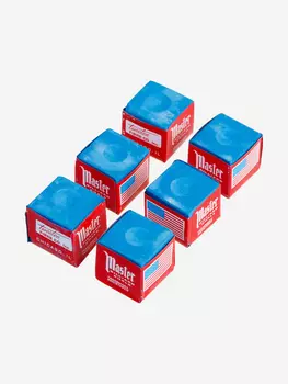 Мел бильярдный Estafit для кия, 6 шт, Синий