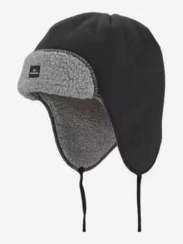 Меховая мембранная зимняя шапка - ушанка Aswery Orsa, Черный