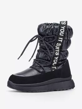 Мембранные сапоги Котофей для девочки, Черный